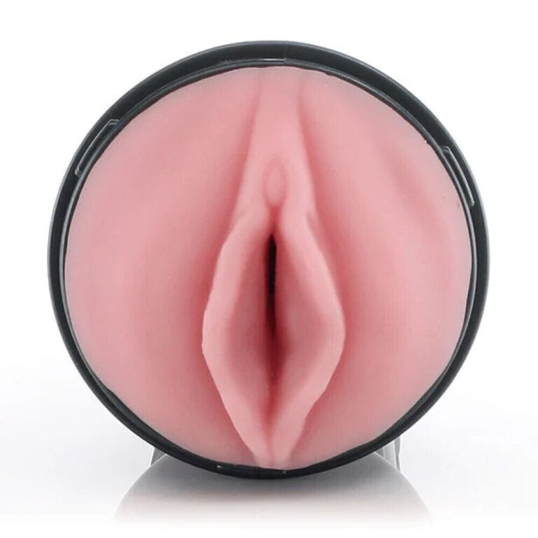 Realistic female masturbation toy designed for adult pleasure, featuring detailed vaginal opening and soft, skin-like texture for an authentic experience.