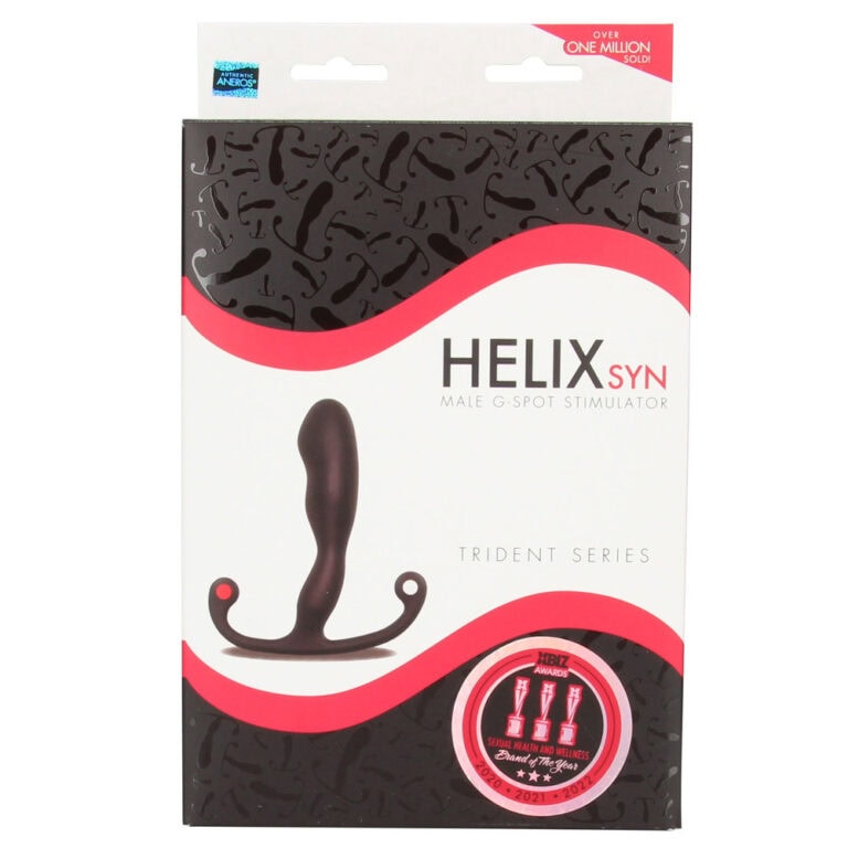 Aneros Helix SYN Trident Series Prostate Stimulator Prostate Massagers Black Silicone detail