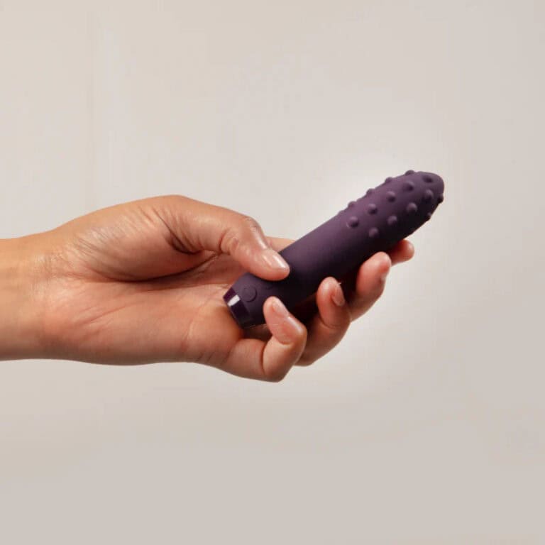 Je Joue Duet Multi Surfaced Bullet Vibrator Purple Mini Vibrators Silicone detail