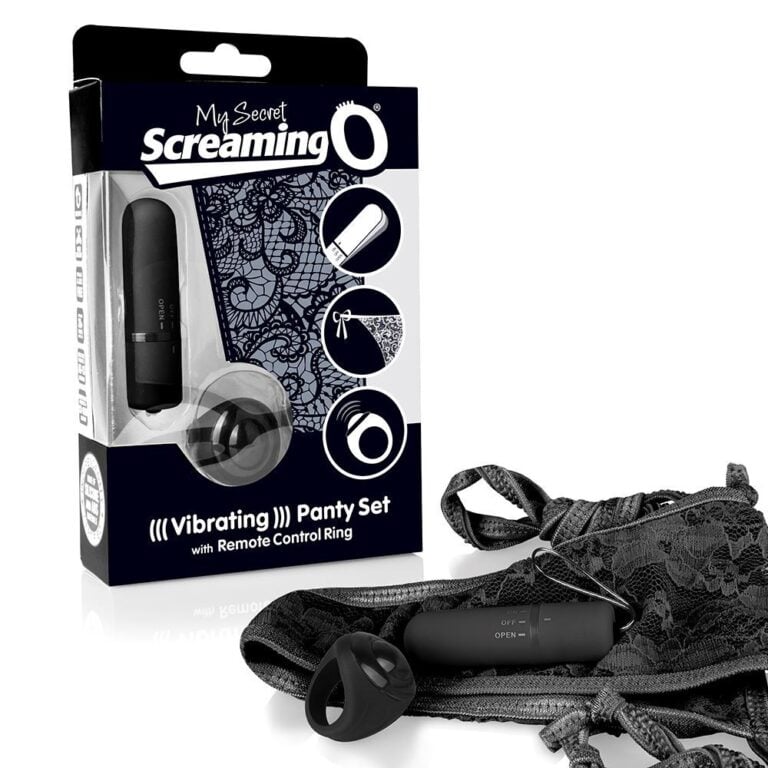 My Secret Screaming O Charged Black Remote Control Panty Vibe Clitoral Silicone detail