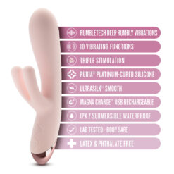 Blush Elora Pink Triple Stimulation Vibe BL 07200x3