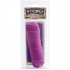 Alternative view of Japanese Style Bondage Rope In Purple
