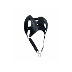 Male Basics Dngeon Crop Top Cock Ring Harness - Image 4