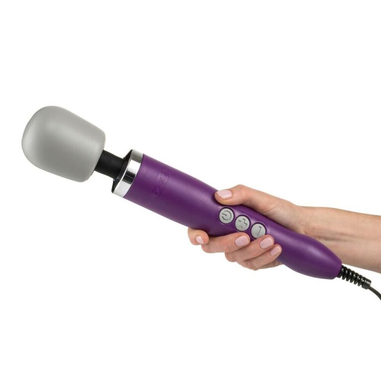 A high-quality purple sex toy with a large silicone head and multiple control buttons, designed for enhanced pleasure and intimacy. Perfect for personal or partner use, combining innovative technology.
