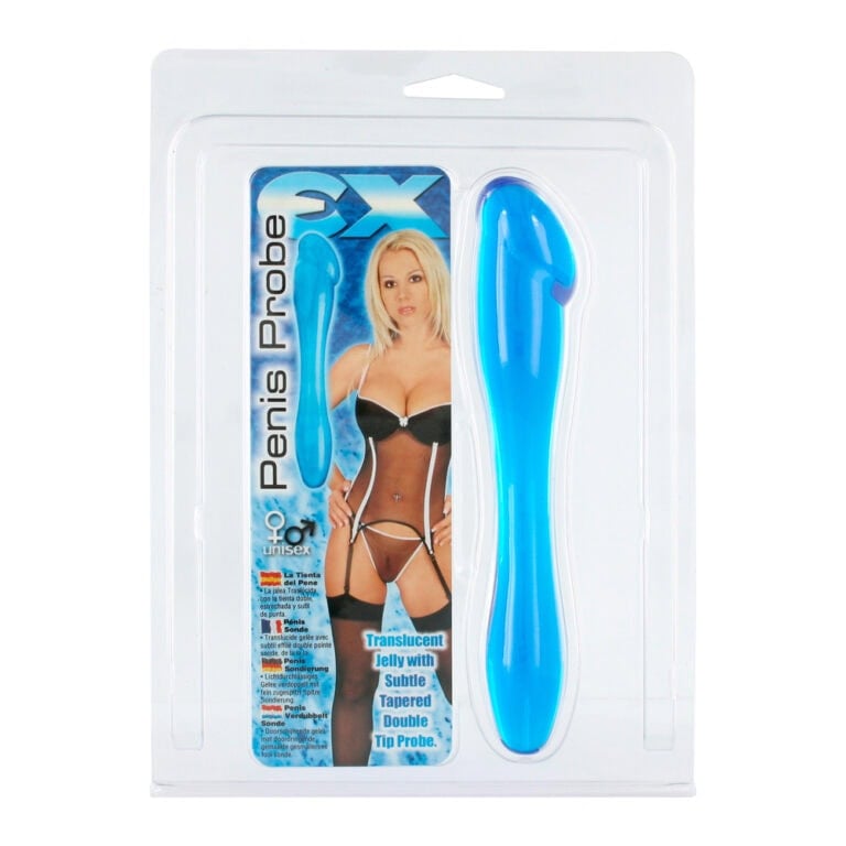 EX Penis Anal Probe Double Tip Probe Anal Probes Blue detail