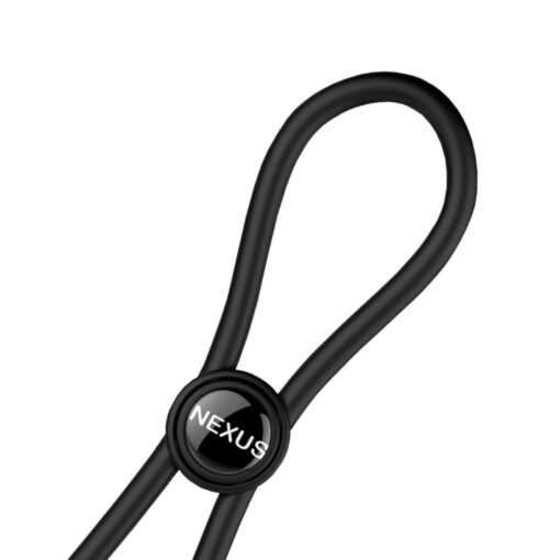 A black cord with the word nexus on it.