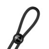 A black lanyard with the word nexus on it.