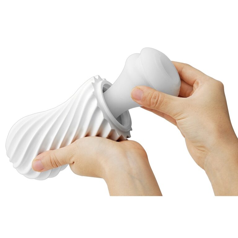 Tenga Flex Silky White Masturbator detail