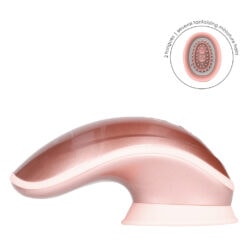 Alternative view of Twitch Rose Gold Hands Free Suction And Vibration Toy