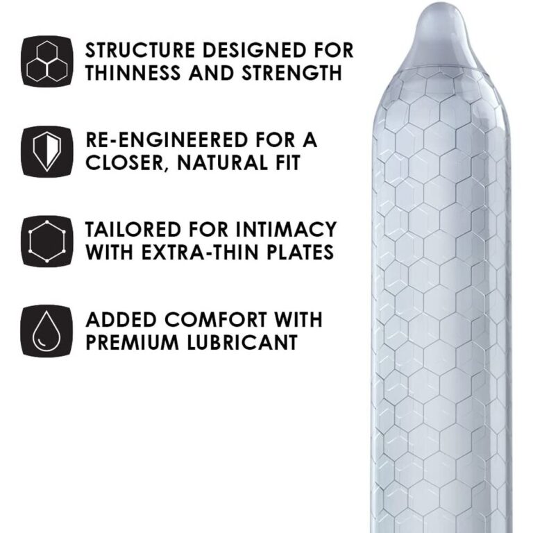 High-quality sex toy designed for comfort, natural fit, and enhanced intimacy. Features include thin, durable structure, extra-thin plates, and a smooth, lubricated surface for optimal pleasure.