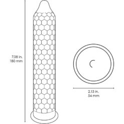 Vibrating sex toy with textured hexagonal surface, designed for intimate stimulation, made from body-safe materials, ideal for couples and solo play, available at SexTech UK.