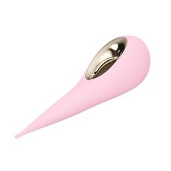 Lelo Dot Elliptical Clitoral Stimulator Pink - side view