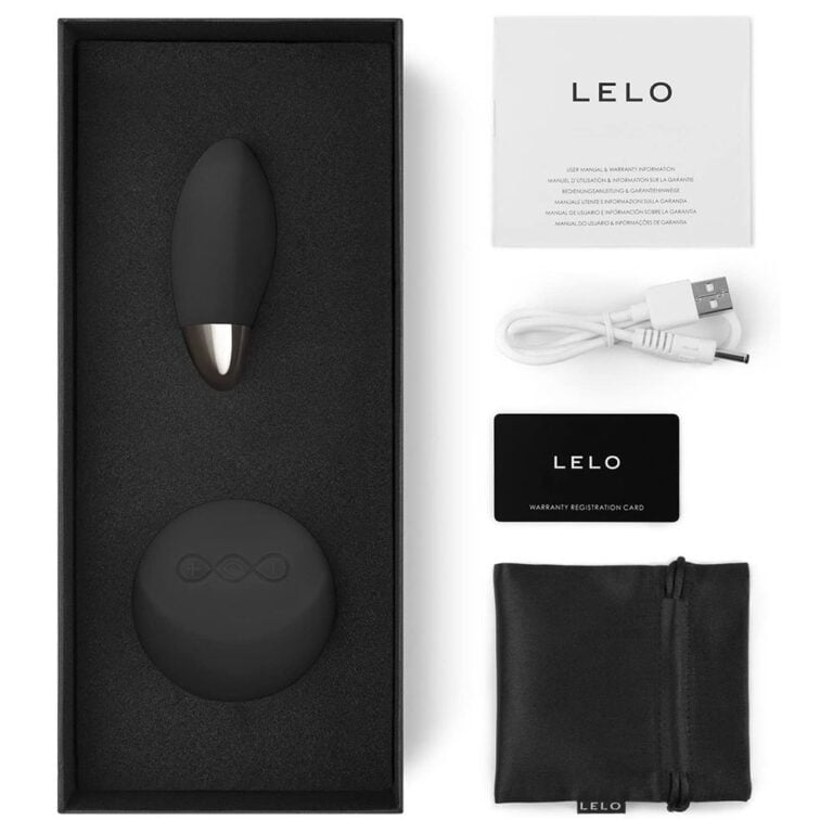 Enhanced pleasure with Lelo vibrator and accessories.