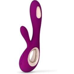 Alternative view of Lelo Soraya Wave Dual Stim Waterproof Rechargeable Vibrator (Rose)