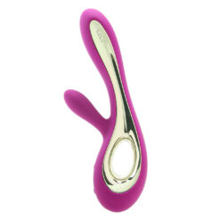 Alternative view of Lelo Soraya 2 Dual Rabbit Vibrator Deep Rose