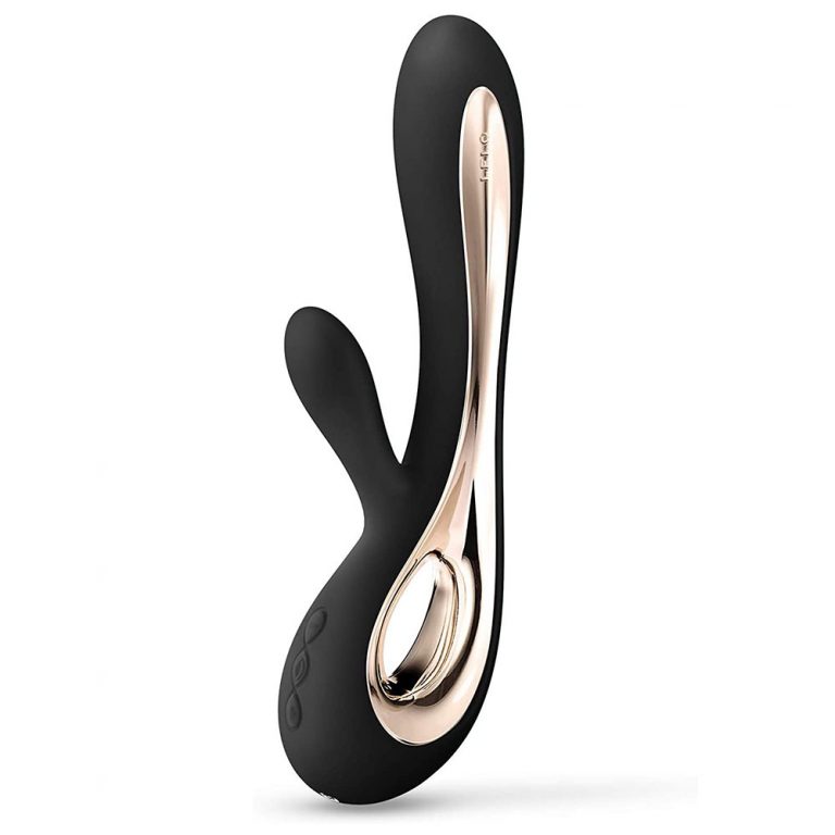 Lelo Soraya 2 Dual Rabbit Vibrator Black - Front view