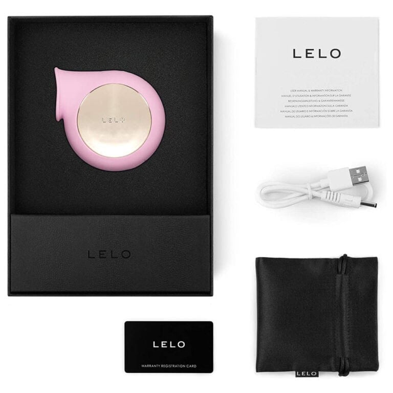 Lelo Sila Pink Sonic Wave Clitoral Massager Silicone detail
