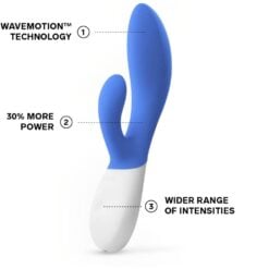 Alternative view of Lelo Ina Wave 2 Luxury Rechargeable Vibe Blue