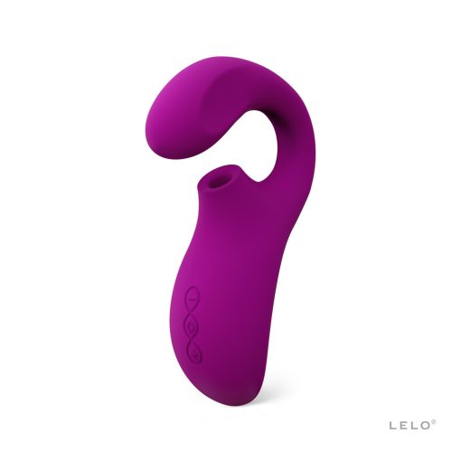 A purple vibrating toy on a white background.