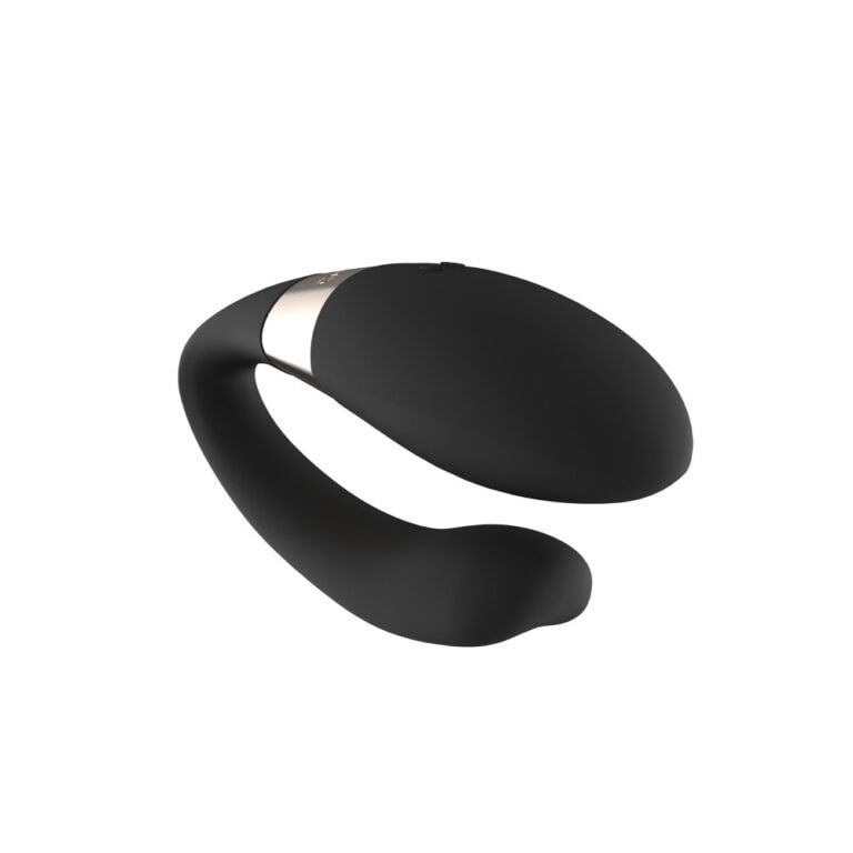 A sleek black curved vibrator sex toy designed for intimate pleasure, featuring ergonomic shape and smooth surface for comfortable use and effective stimulation.