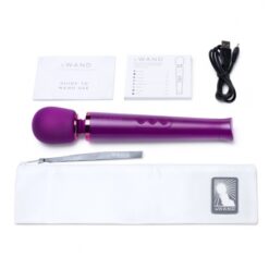 Le Wand Petite Rechargeable Vibrating Massager Dark Cherry LW 007CHRx3