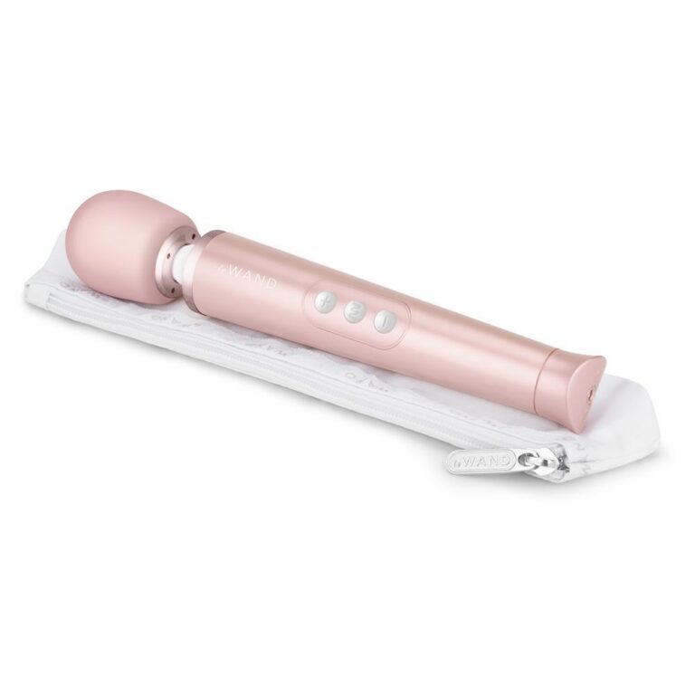 High-quality pink wand vibrator for intimate pleasure, featuring adjustable settings and ergonomic design for enhanced comfort and stimulation. Perfect for personal use or couples.