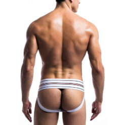 Alternative view of Male Basics Fetish Classic Wide Jock Strap White