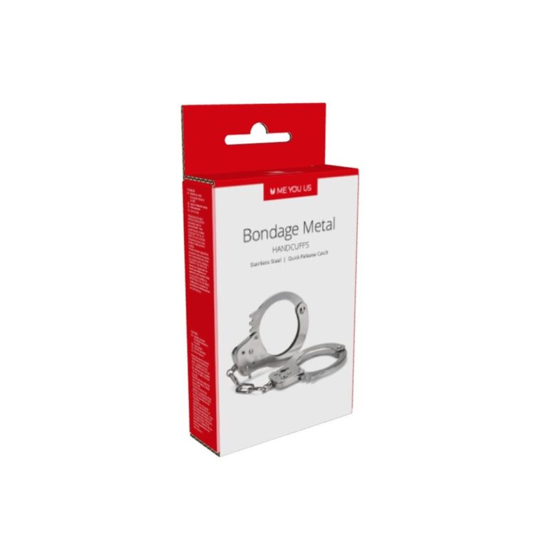 High-quality bondage metal handcuffs for BDSM enthusiasts, featuring stainless steel construction, adjustable fit, and secure locking mechanism for safe and pleasurable restraint experiences.