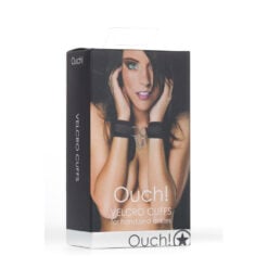 Alternative view of Ouch Velcro Black Cuffs For Hands And Ankles