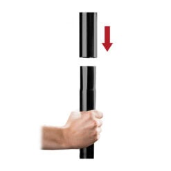 Ouch Black Dance Pole OU484BLKx3
