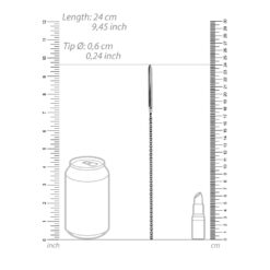 Alternative view of Ouch Urethral Sounding Stainless Steel Bumpy Dilator