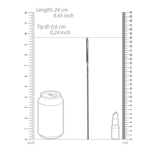 A drawing of a can and a measuring tape.