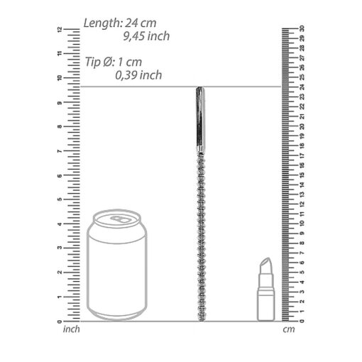 A drawing of a can and a bottle.