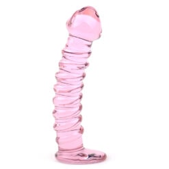 A pink plastic toy.