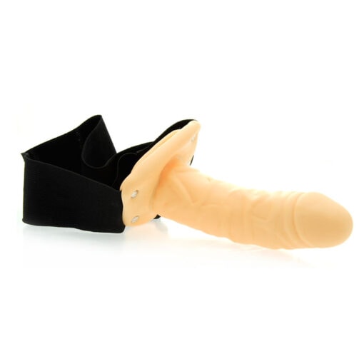 A dildo with a black belt on it.