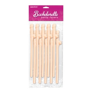 Bachelorette party straws - set of 6.