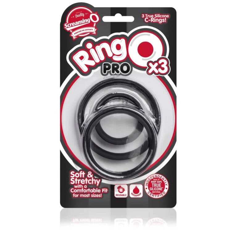 High-quality silicone rings designed for comfort and durability, ideal for intimate use. Reusable, stretchy, and soft, these C-rings provide a secure fit and enhance sexual experiences.