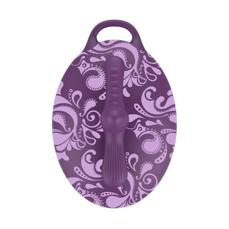 Bouncy Bliss Classic Sit On Vibrator Large Accessories Purple Silicone detail