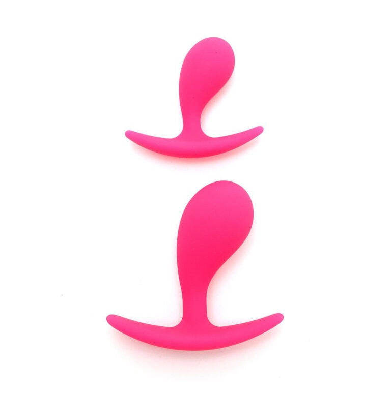 Pink silicone anal plugs designed for enhanced pleasure, comfort, and safety. Perfect for beginners and experienced users seeking high-quality, body-safe sex toys.