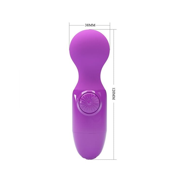 Little Cute Mini Stick Mini Vibrators Purple Silicone detail