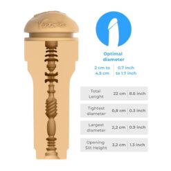 Kiiroo Victoria June Feelstar Stroker Masturbator Flesh Pink detail