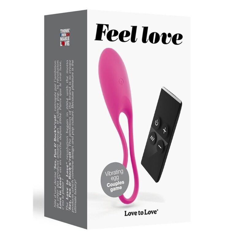 Love to Love Vibrating Remote Control Egg Vibrating Eggs & Bullets Pink Silicone detail