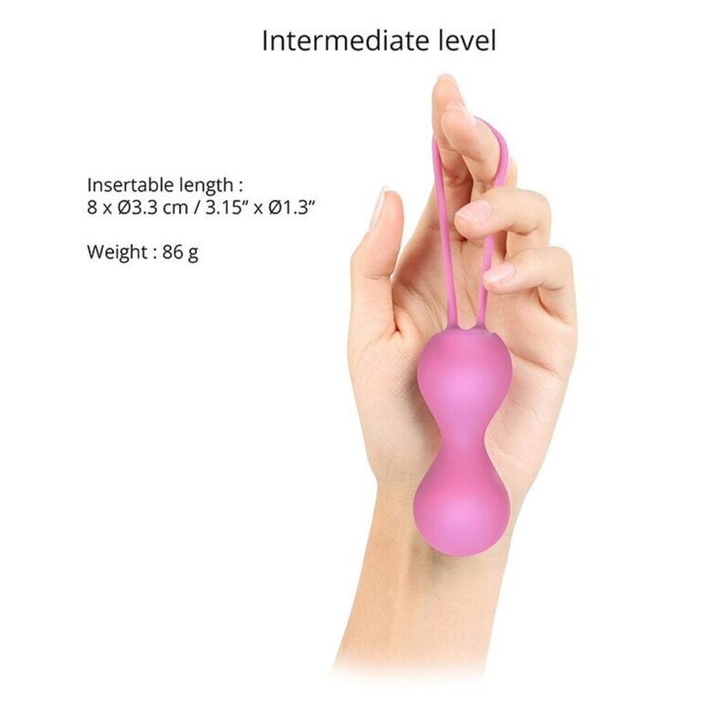 Insertable Intermediate Level Anal Toy in Pink.