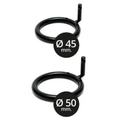 Black Metal Male Chastity Device With Padlock R8112x3