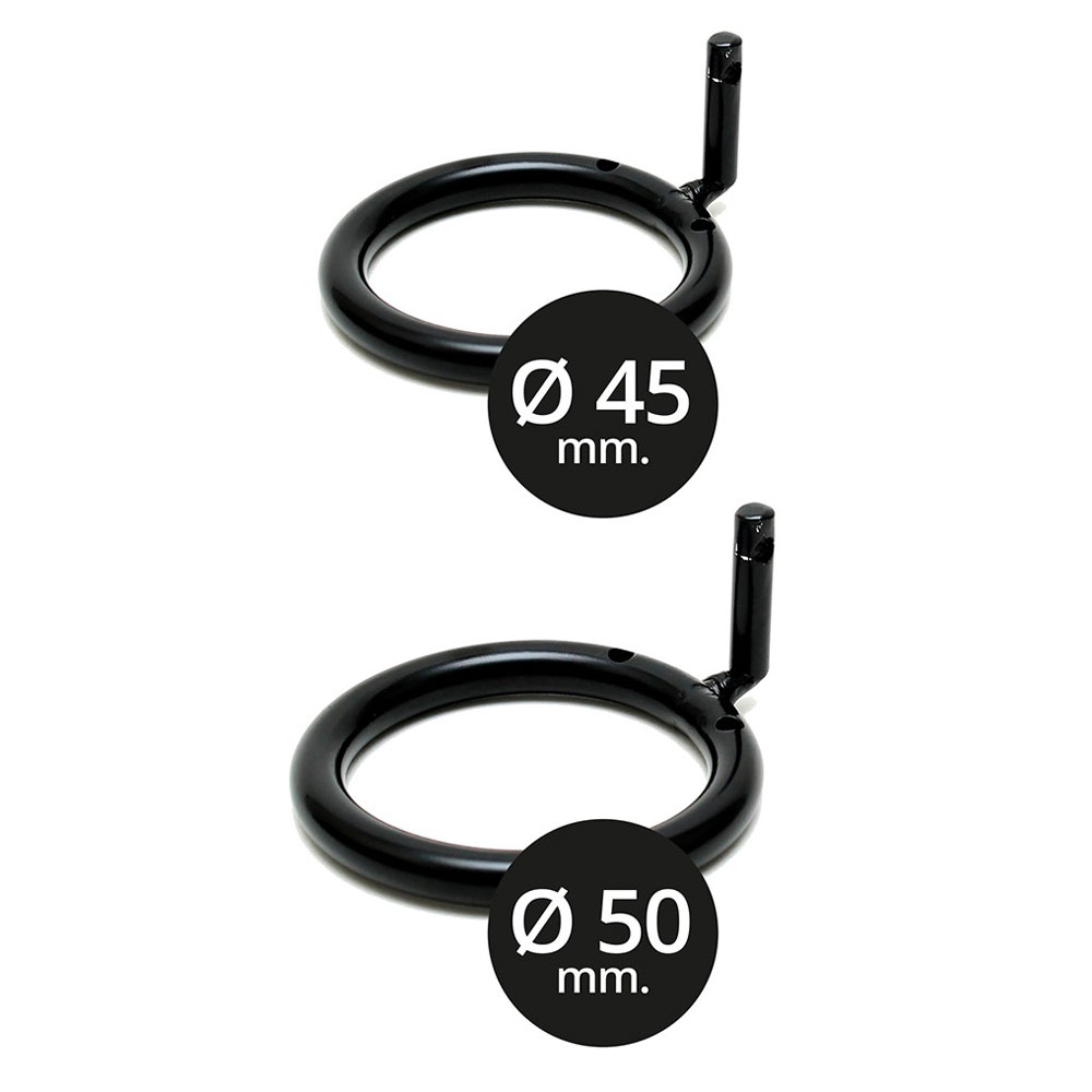 Opening Metal Male Chastity Device With 2 Padlocks Opening Metal Male Chastity Device With 2 Padlocks - Image 4