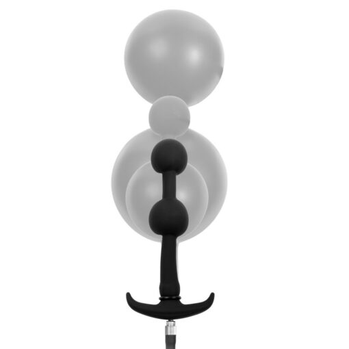 A black and white image of a black and white sex toy.