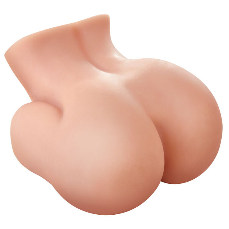 Flesh pink realistic masturbator with bubble butt design