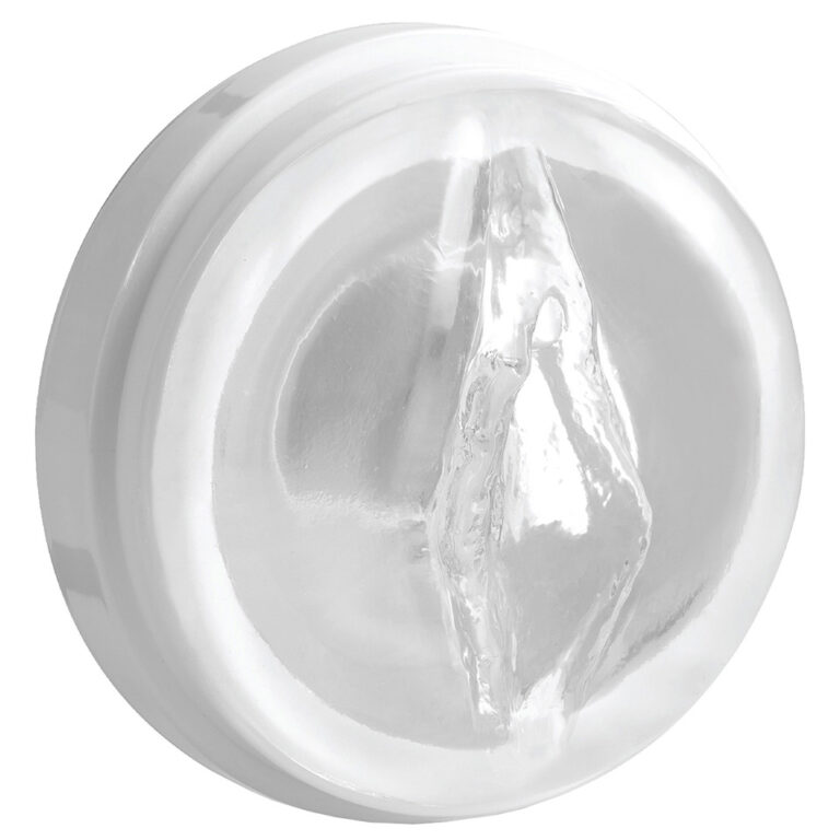 Pipedream Extreme Mega Bator Pussy Vibrating Masturbator Vibrating and Stroking White Skin Safe Rubber detail