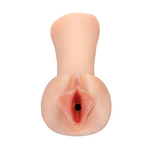 A close up image of a sex toy with a hole in it.