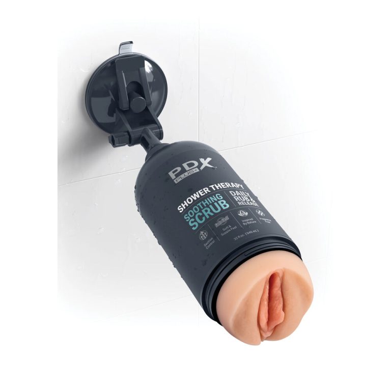 PDX Discreet Shower Soothing Scrub Masturbator - in shower setting